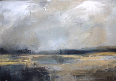 Moody Horizon Landscape by Anna-Karin Bergius