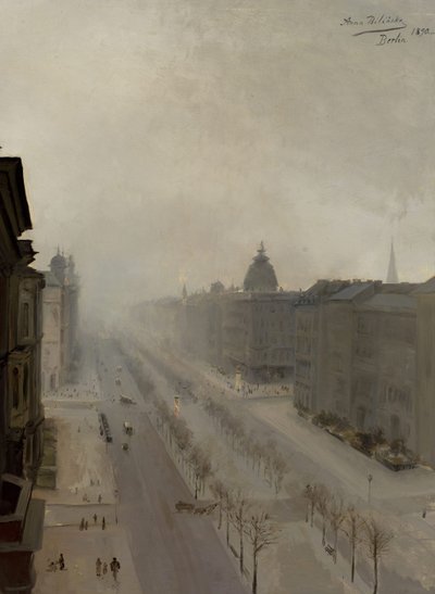 Unter den Linden Street in Berlin by Anna Bilińska Bohdanowicz