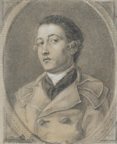 Portrait of a Young Man by Anne-Louis Girodet de Roucy-Trioson