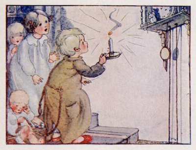 Nursery rhyme: Dickery, Dickery, Dock! by Anne (after) Anderson