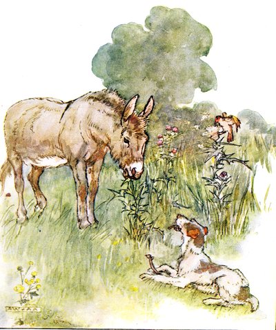 Had a talk to Ponto who came to my field with a bone by Anne Anderson