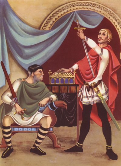 Harold takes an Oath while William