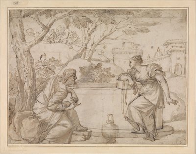 Christ and the Woman of Samaria by Annibale Carracci