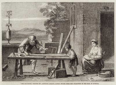 The Raboteur by Annibale Carracci