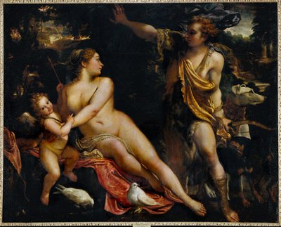 Venus, Adonis and Cupid by Annibale Carracci