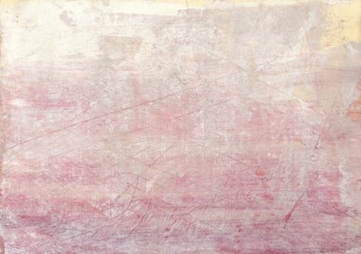 Faded Pink Abstract by Annick