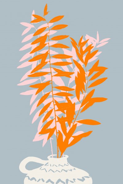 Minimal Botanical Still Life by Annick