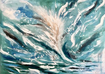 Dynamic Ocean Splash by Annika Tiren