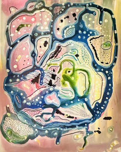 Vibrant Fluid Organic Shapes by Annika Tiren