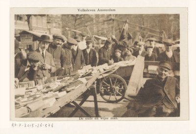 Bookstall of David Boekbinder on Waterlooplein by Anonymous