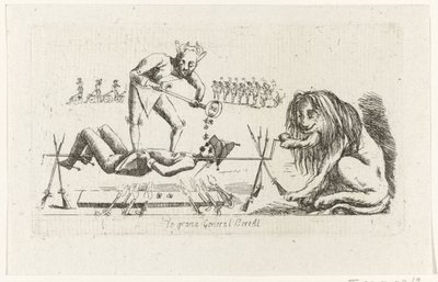General Bertay on the Spit by Anonymous
