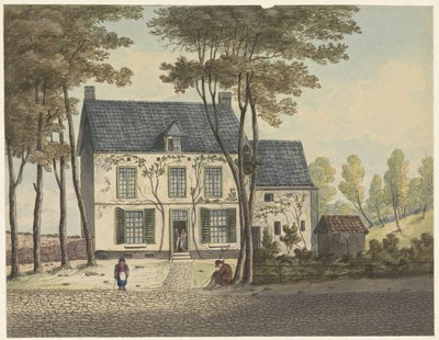 Headquarters of Wellington Seven Plates of Waterloo and Surroundings (series title) by Anonymous