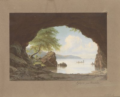 Landscape after the Painting Fjeldgrotte paa Bornholm by G.E. Libert by Anonymous