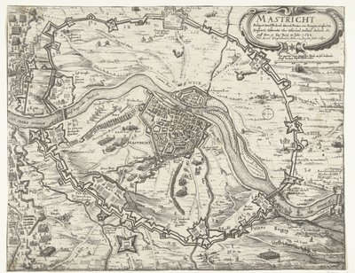 Siege of Maastricht by Frederick Henry, 1632 by Anonymous