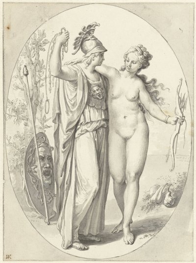 Minerva and Venus by Anonymous
