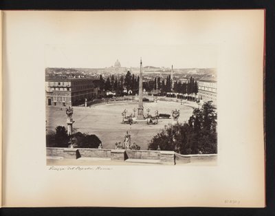 Piazza del Popolo in Rome, with St. Peter