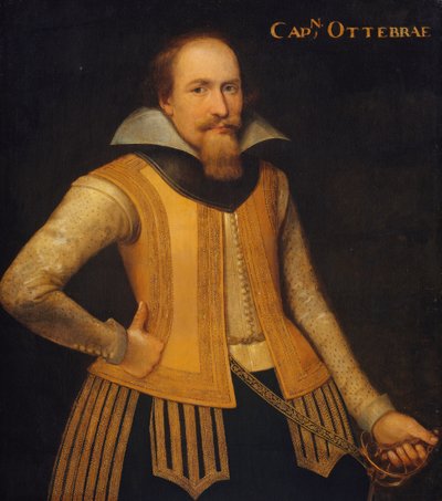 Portrait of Otto Brahe, Captain of a Company of Danes to Repartition Zealand, Entered Service of Brandenburg in 1610 by Anonymous