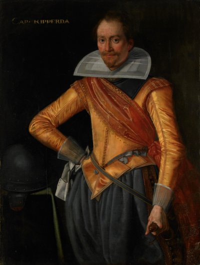 Portrait of a Captain with the Surname Ripperda by Anonymous
