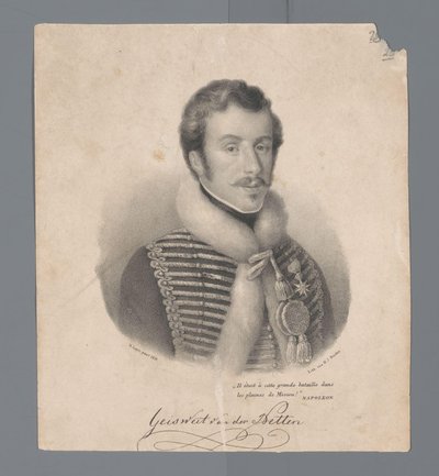 Portrait of Cornelius Anthonius Geisweit van der Netten by Anonymous