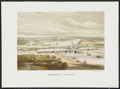 Railway Bridge at Westervoort, 1846 (The Main Railway Bridges in the Netherlands) by Anonymous