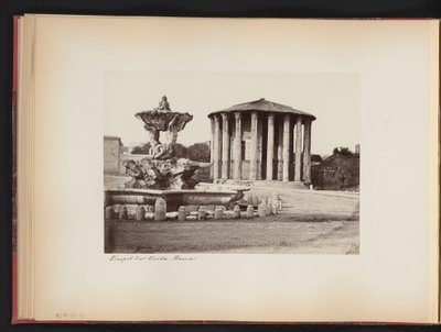 Temple of Hercules Invictus and Piazza di Bocca della Verità in Rome, Italy (Temple of Vesta. Rome) by Anonymous
