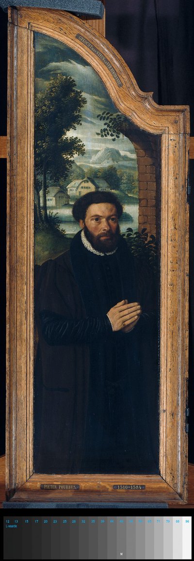 Wing of a Triptych with the Portrait of Julien de Brouckere by Anonymous