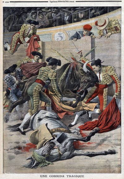 A Tragic Bullfight in Seville by Anonymous Anonymous