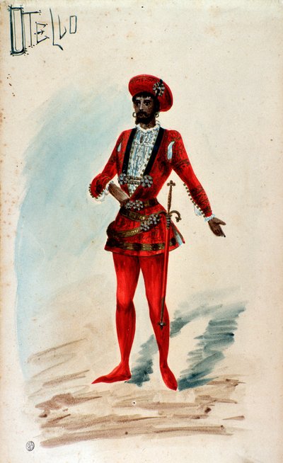 Costume for Otello in the opera by Giuseppe Verdi by Anonymous Anonymous