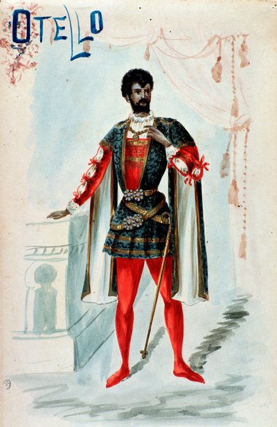 Costume for Otello in the opera by Giuseppe Verdi by Anonymous Anonymous