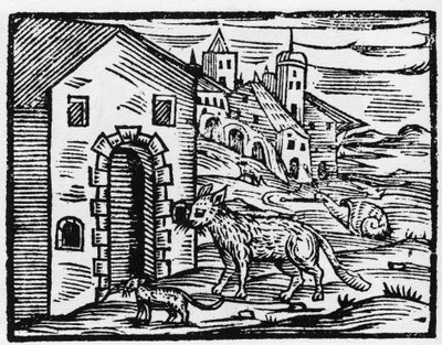 Devil and witch changes into wolf and cat - 