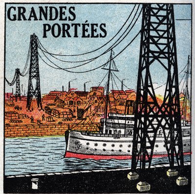 Electrical Pipes: Chain Suspension Insulators for High-Range Pipes. Anonymous Illustration from 1925. Private Collection. by Anonymous Anonymous