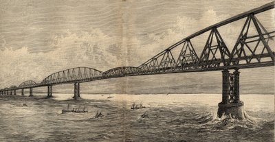 International bridge project over the Channel between Calais and Folkestone - 1890 by Anonymous Anonymous