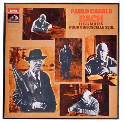 Pablo Casals Recording the 6 Cello Suite by Johann Sebastian Bach by Anonymous Anonymous