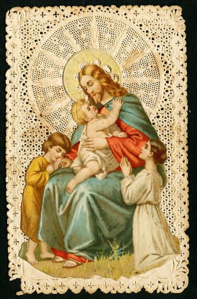 Jesus with Children by Anonymous Anonymous
