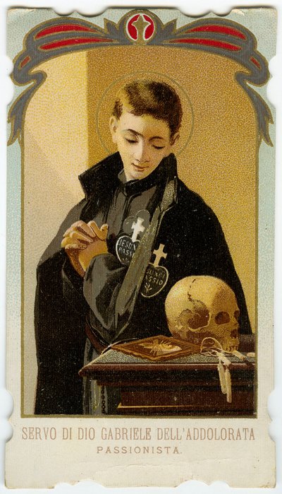 St Gabriel of Our Lady of Sorrows by Anonymous Anonymous