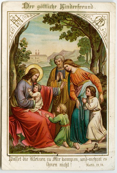 Suffer Little Children to Come Unto Me by Anonymous Anonymous