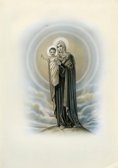Pious Image: Virgin and Child by Anonymous Anonymous