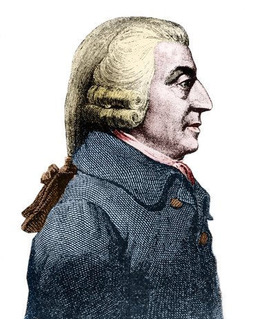 Portrait of Adam Smith (1723-1790), Scottish philosopher and economist by Anonymous Anonymous