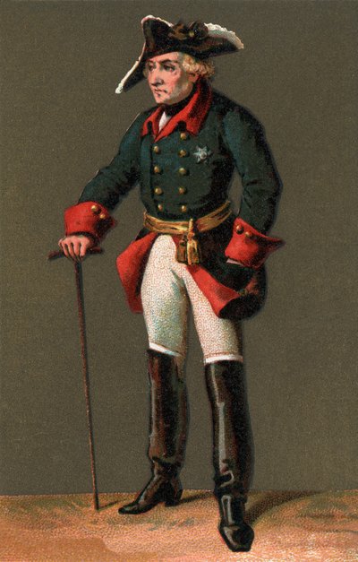 Portrait of FREDERICK II (1712-1786) Known as Frederick the Great King of Prussia by Anonymous Anonymous