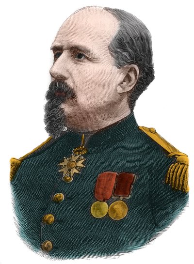 Portrait of Pierre Philippe Denfert Rochereau (1823-1878) French colonel. by Anonymous Anonymous