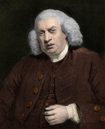 Portrait of Samuel Johnson (1709-1784), English Writer by Anonymous Anonymous