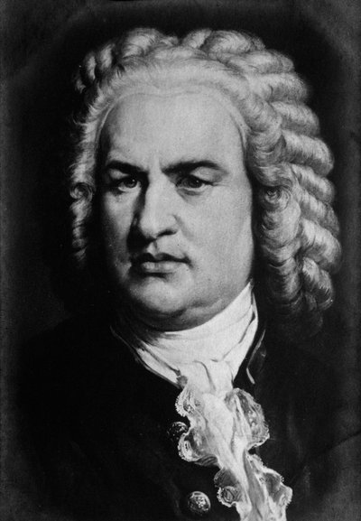 Portrait of German Composer Johann Sebastian Bach by Anonymous Anonymous