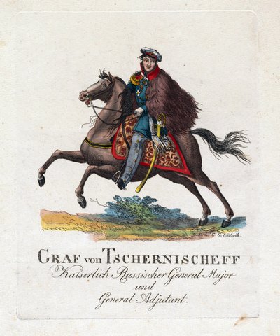 Portrait of Count Alexander Ivanovich Chernyshov (1786-1857) by Anonymous Anonymous