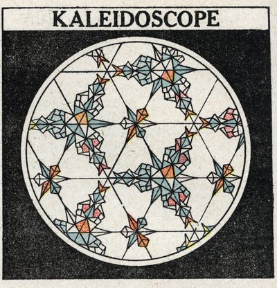 Reflection of Light: A Kaleidoscope. Anonymous Illustration from 1925. Private Collection by Anonymous Anonymous