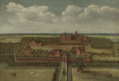 The Abbey of Leeuwenhorst in Rijnland by Anonymous Anonymous