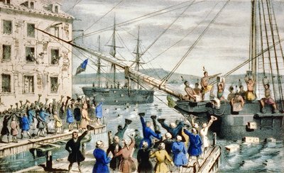 The Boston Tea Party: Tea Destruction in Boston Harbour by Anonymous Anonymous
