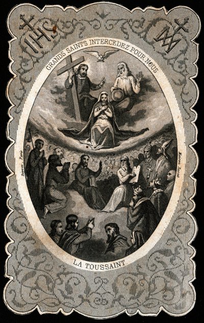 The Virgin Mary with the Holy Trinity by Anonymous Anonymous