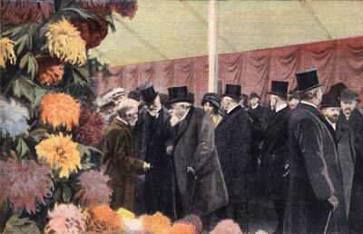 The Chrysanthemum Party: Official Chrysanthemum Exhibition (engraving) by Anonymous Anonymous