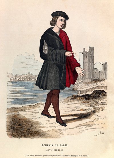 Alderman of Paris in the 16th century by Anonymous Anonymous