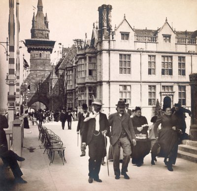 Universal Exposition of 1900 in Paris: La Rue des Nations by Anonymous Anonymous